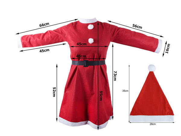 Santa claus costume dress