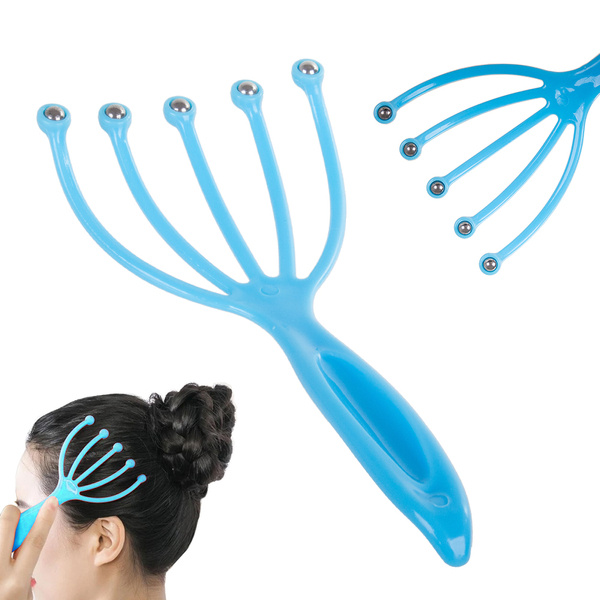 Scalp massager hair growth rake