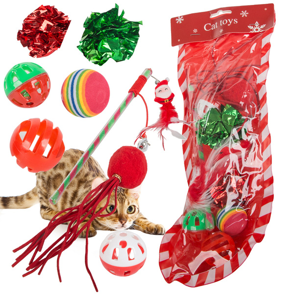 Set of cat toys ball toy 9 el mix toy holiday gift