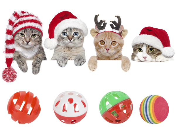 Set of cat toys ball toy 9 el mix toy holiday gift