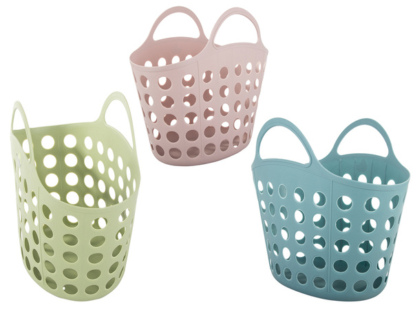 Shopping basket handy for mushrooms vegetables fruit handles for picnic