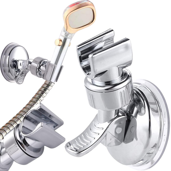 Shower handset holder swivel head strong suction cup shower