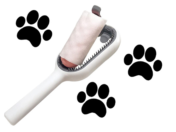 Silicone dog hair brush 3in1