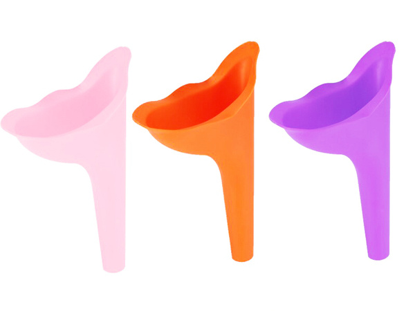 Silicone funnel for women to pee standing up