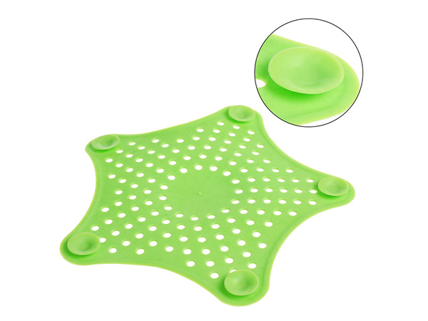 Silicone strainer strainer for sink shower drain