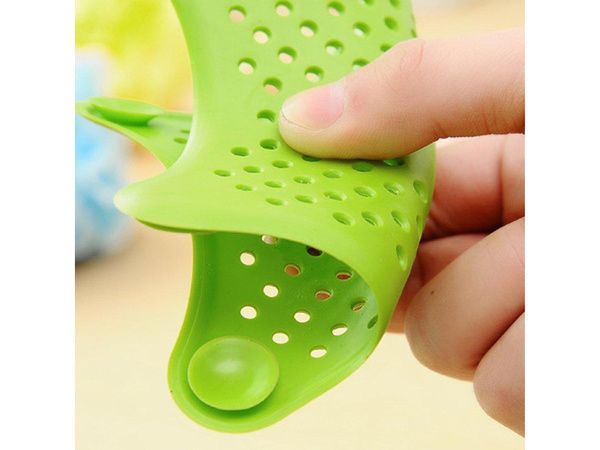 Silicone strainer strainer for sink shower drain