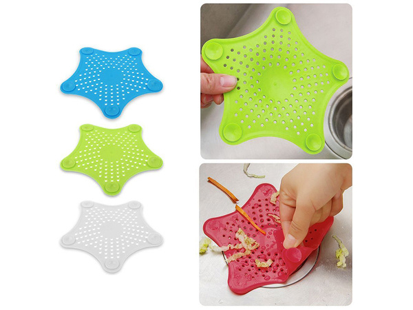 Silicone strainer strainer for sink shower drain