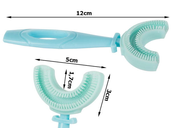 Silicone toothbrush for children u 360