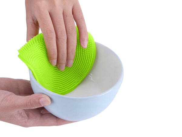 Silicone washer sponge scouring brush vegetable scouring brush