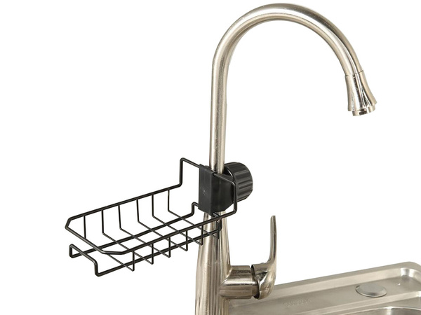 Sink organiser kitchen basket tap shelf