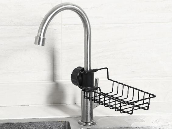 Sink organiser kitchen basket tap shelf