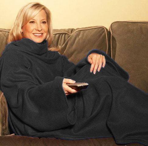 Snuggie fleece blanket for reading