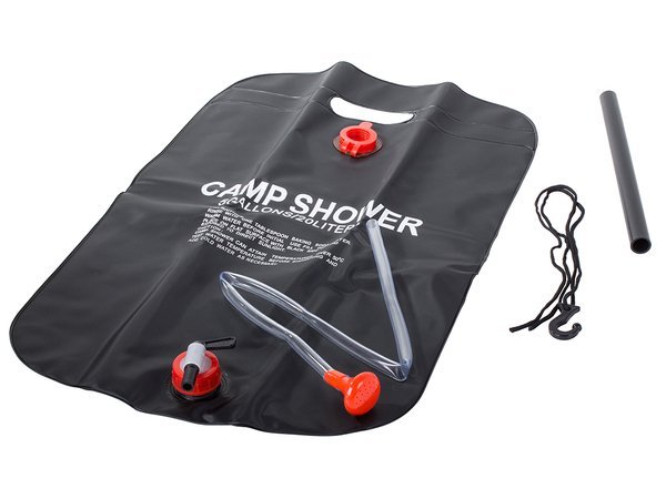 Solar camping field shower 20l