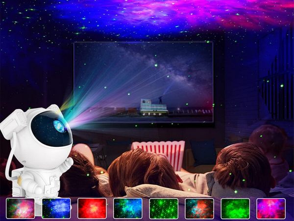 Star projector astronaut night light laser sky projector led remote control