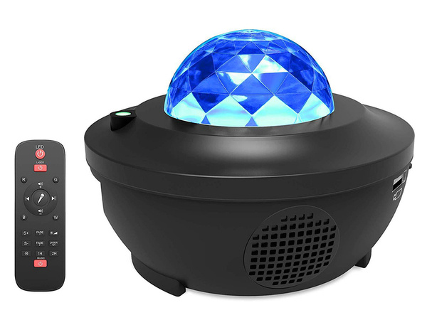 Star projector led night light rgb + remote control