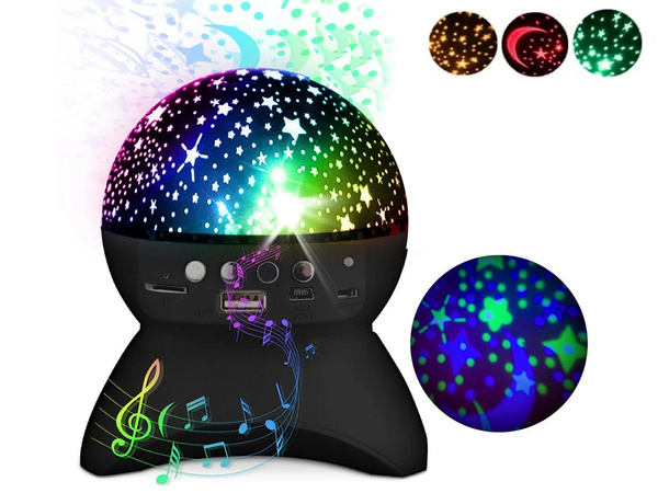 Star projector night light star led speaker bluetooth usb projector