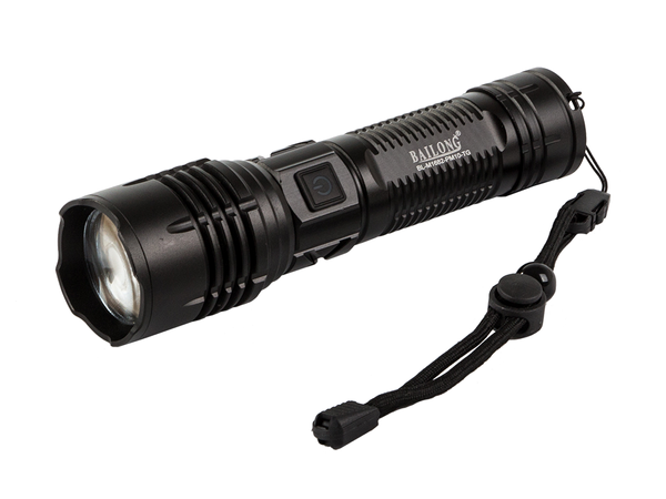 Tactical torch bailong strong led pm10-tg zoom