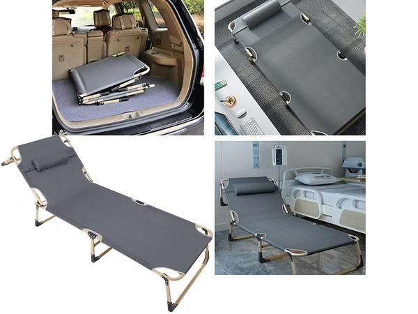 Touristic field bed folding daybed adjustable backrest canada