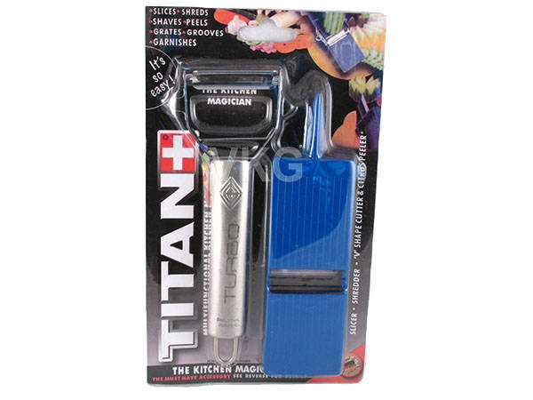 Turbo titan peeler peeler shredder peeler