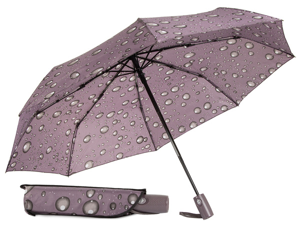 Umbrella folding umbrella automatic women's fibre