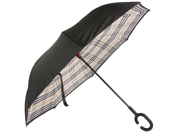 Umbrella inverted folding umbrella inverted strong wires solid standing