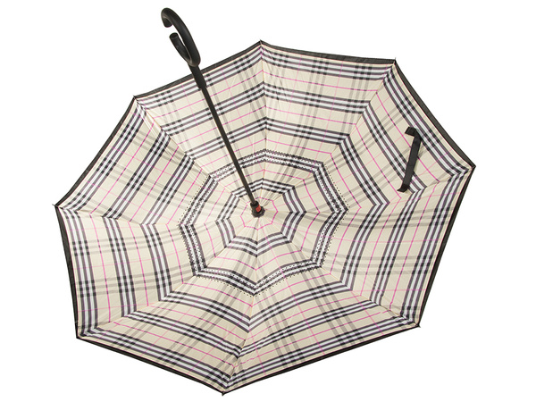 Umbrella inverted folding umbrella inverted strong wires solid standing