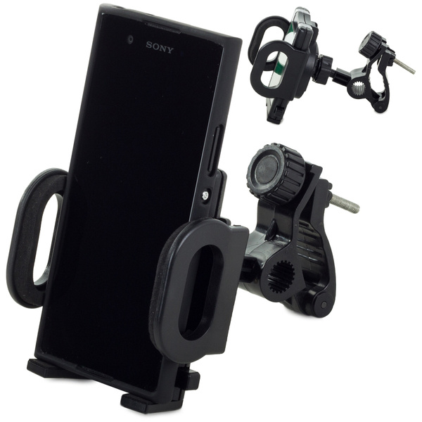 Universal bicycle phone holder