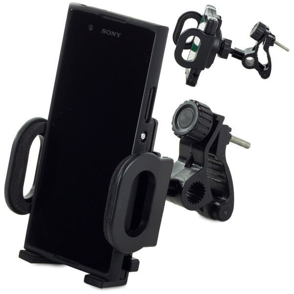Universal phone holder for bicycle