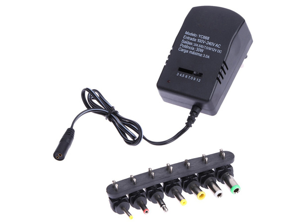 Universal power supply regulated charger 3v-12v