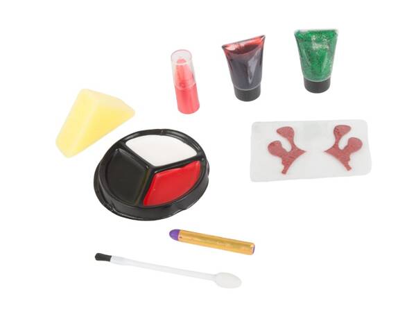 Vampire dracula face makeup kit for halloween makeup with blood