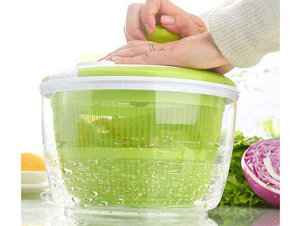 Vegetable salad spinner dryer strainer