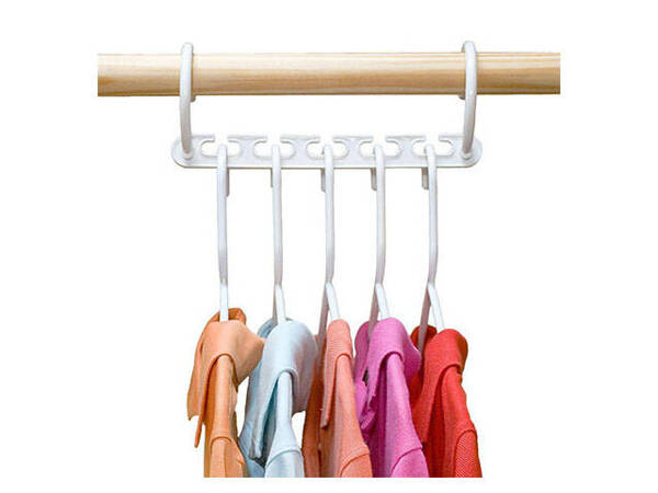 Wardrobe organiser for clothes hangers 8 pcs