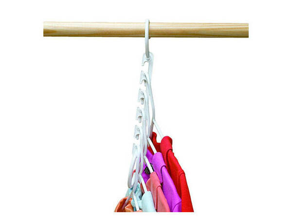 Wardrobe organiser for clothes hangers 8 pcs