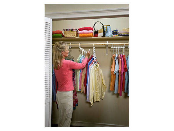 Wardrobe organiser for clothes hangers 8 pcs