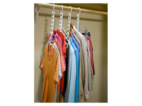 Wardrobe organiser for clothes hangers 8 pcs