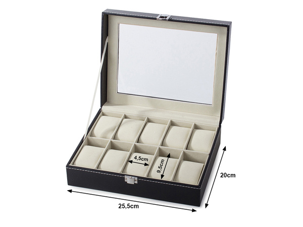 Watch casket organiser box case 10