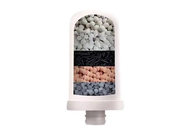 Water heater ionising filter cartridge for pure water