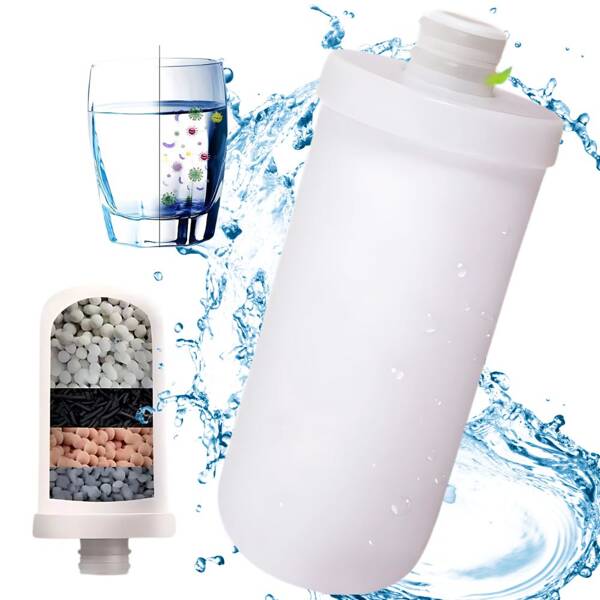 Water heater ionising filter cartridge for pure water