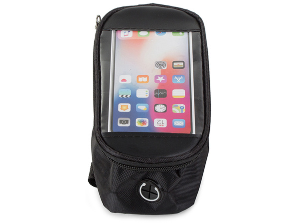 Waterproof bicycle bag pannier phone holder pouch case