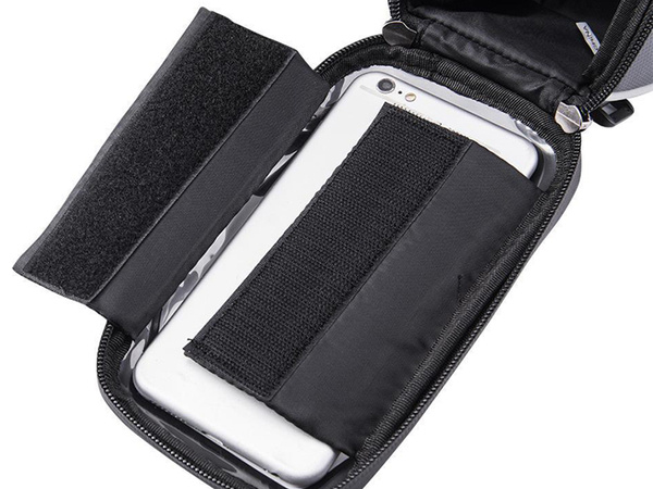 Waterproof bicycle bag pannier phone holder pouch case