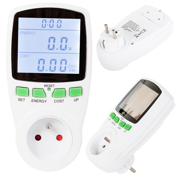 Wattmeter electricity meter led