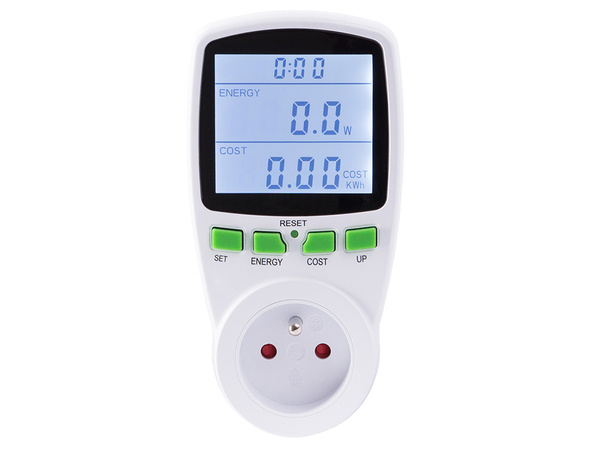 Wattmeter electricity meter led