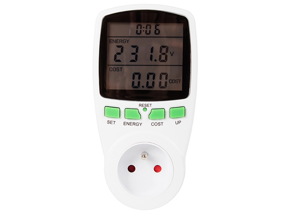 Wattmeter electricity meter led