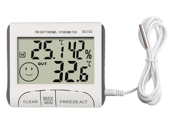 Weather station thermometer hygrometer sensor