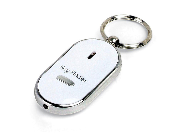 Whistle key fob with led light up key finder