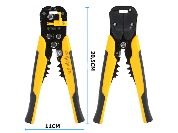 Wire stripping pliers cable crimper