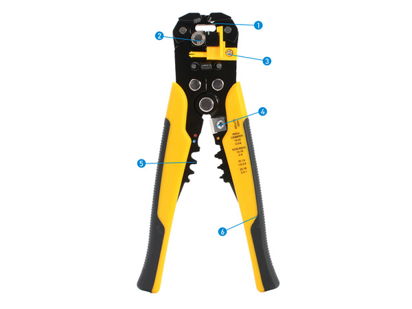 Wire stripping pliers cable crimper