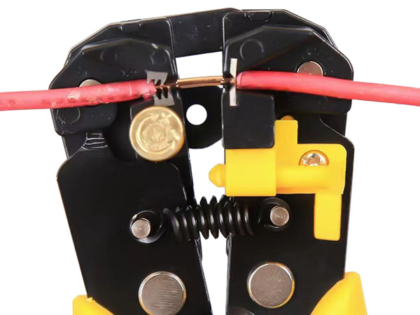 Wire stripping pliers cable crimper