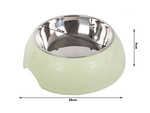 1200ml metal dog cat feeding bowl large