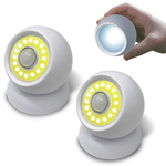 2x led cob 360 battery lamp magnes free